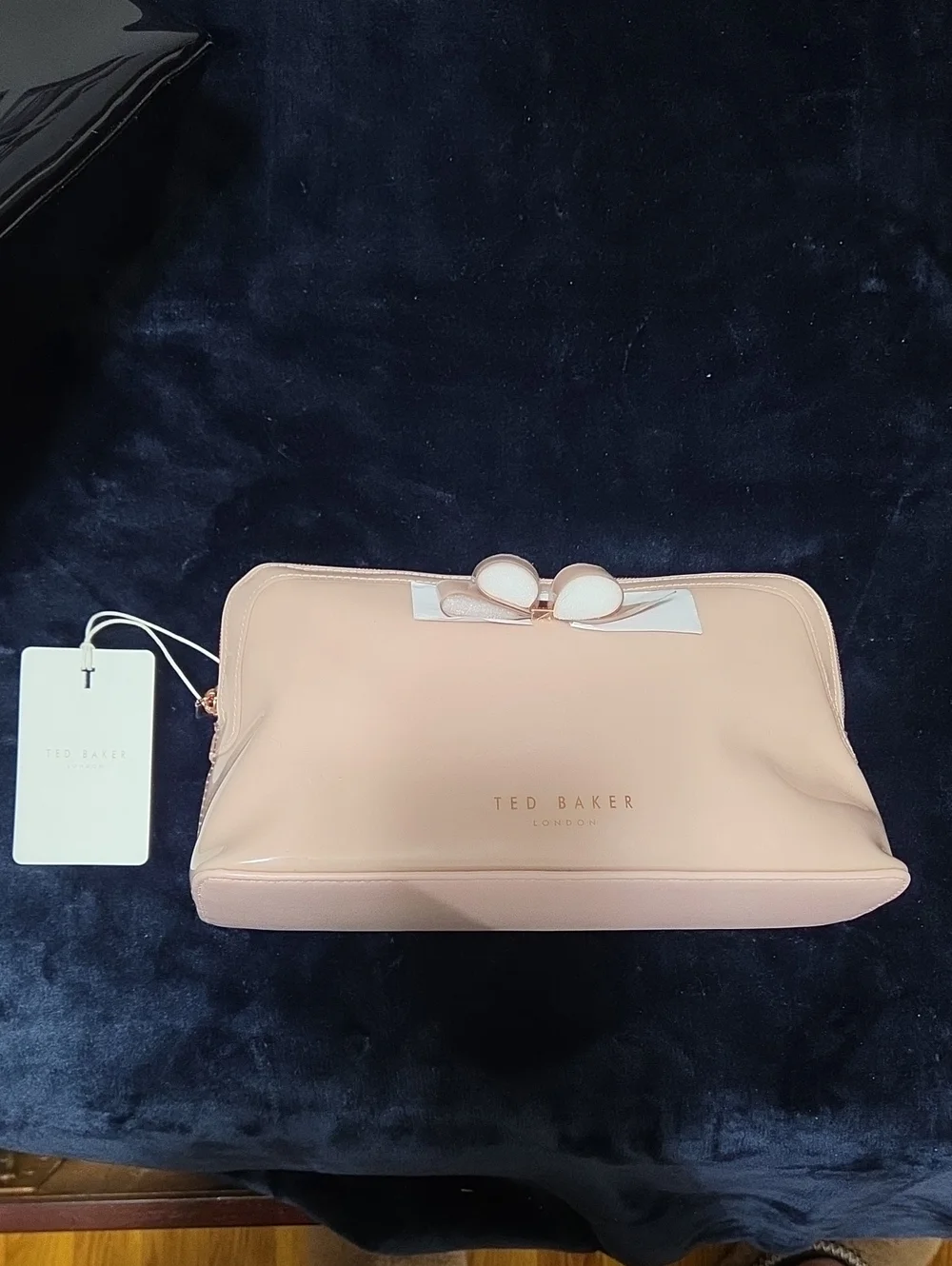 Ted Baker Blush Pink Bow Cosmetic Case
